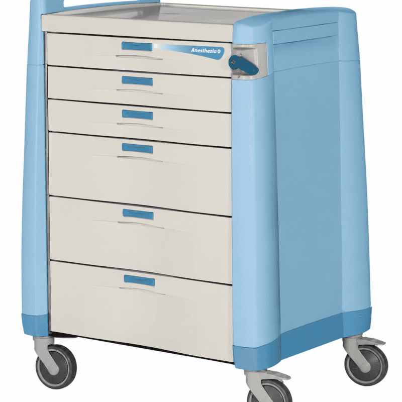 Accucart Premium Anesthesia Cart key lock