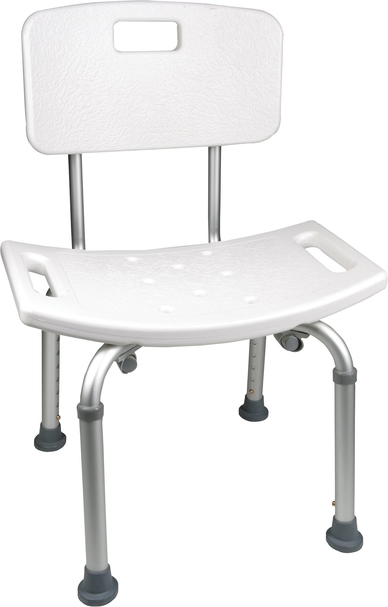 BS-BSCWB ALUM BATH BENCH W/BACK, 4 SETS/CASE