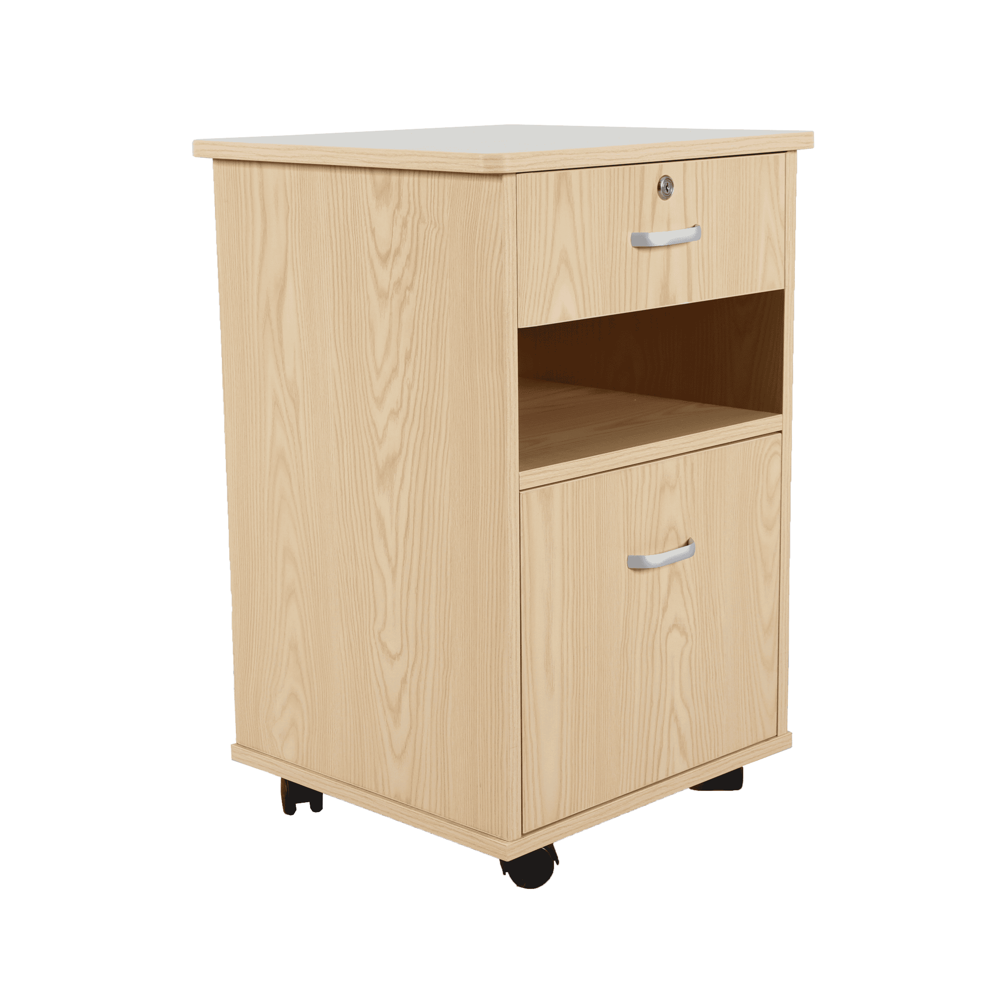 B-BZC330-O LONG TERM CARE CABINET W/WHEELS, OAK