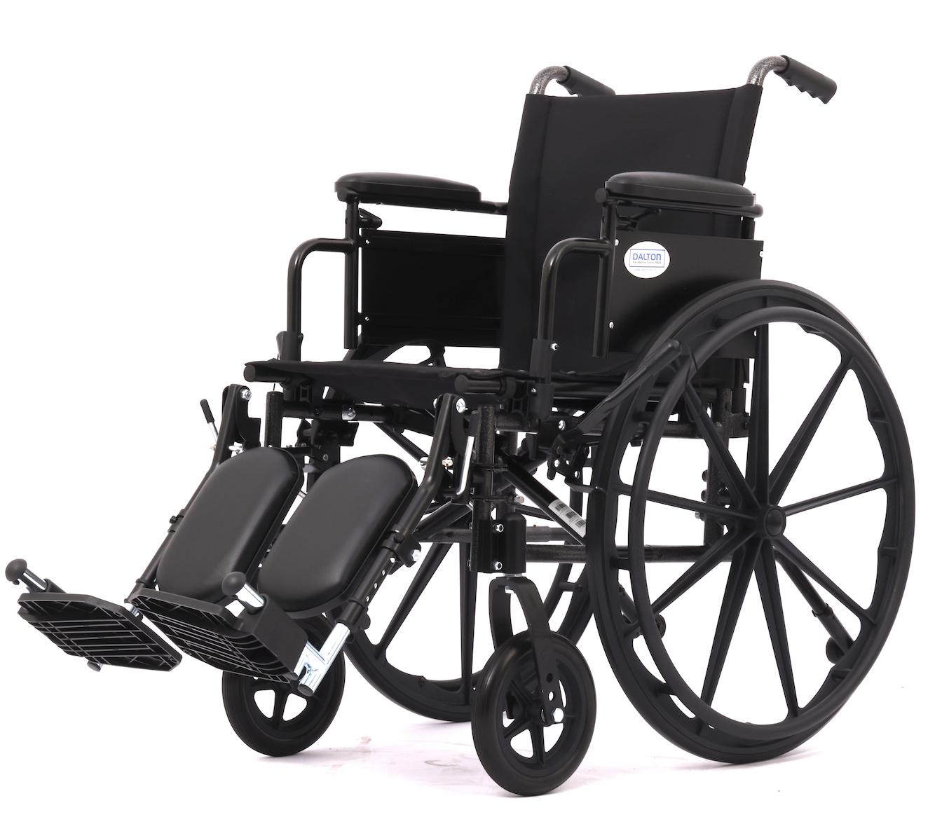 K416FA0215 K4 16" ADJUST HT ARM LIGHTWEIGHT WHEELCHAIR W/FOOTREST, ANTI TIPPER