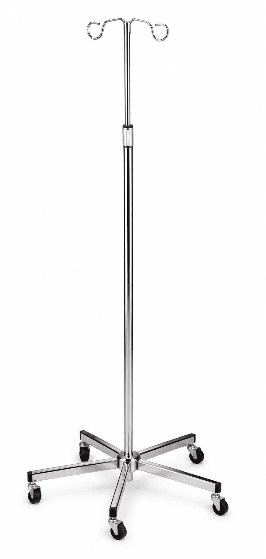 I-9405S I.V. STAND, 2 HOOK W/5 PRONGS