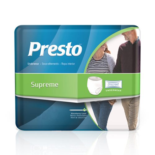 IN-AUB25060 XX-LARGE SUPREME DISCREET WAIST 68" -80", 48 COUNTS