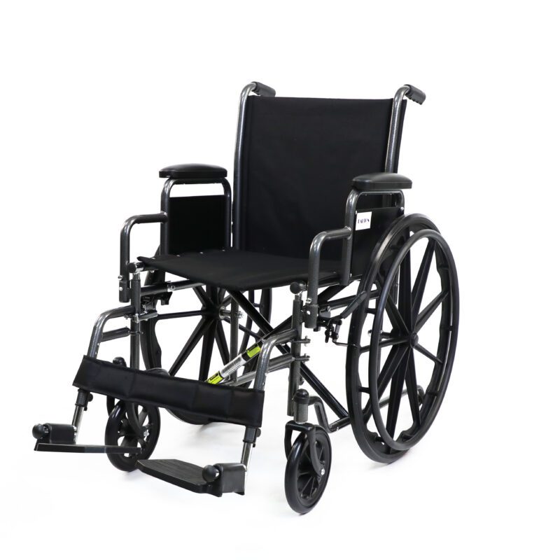 K01DK18F15 K1 18" WHEELCHAIR W/FOOTREST