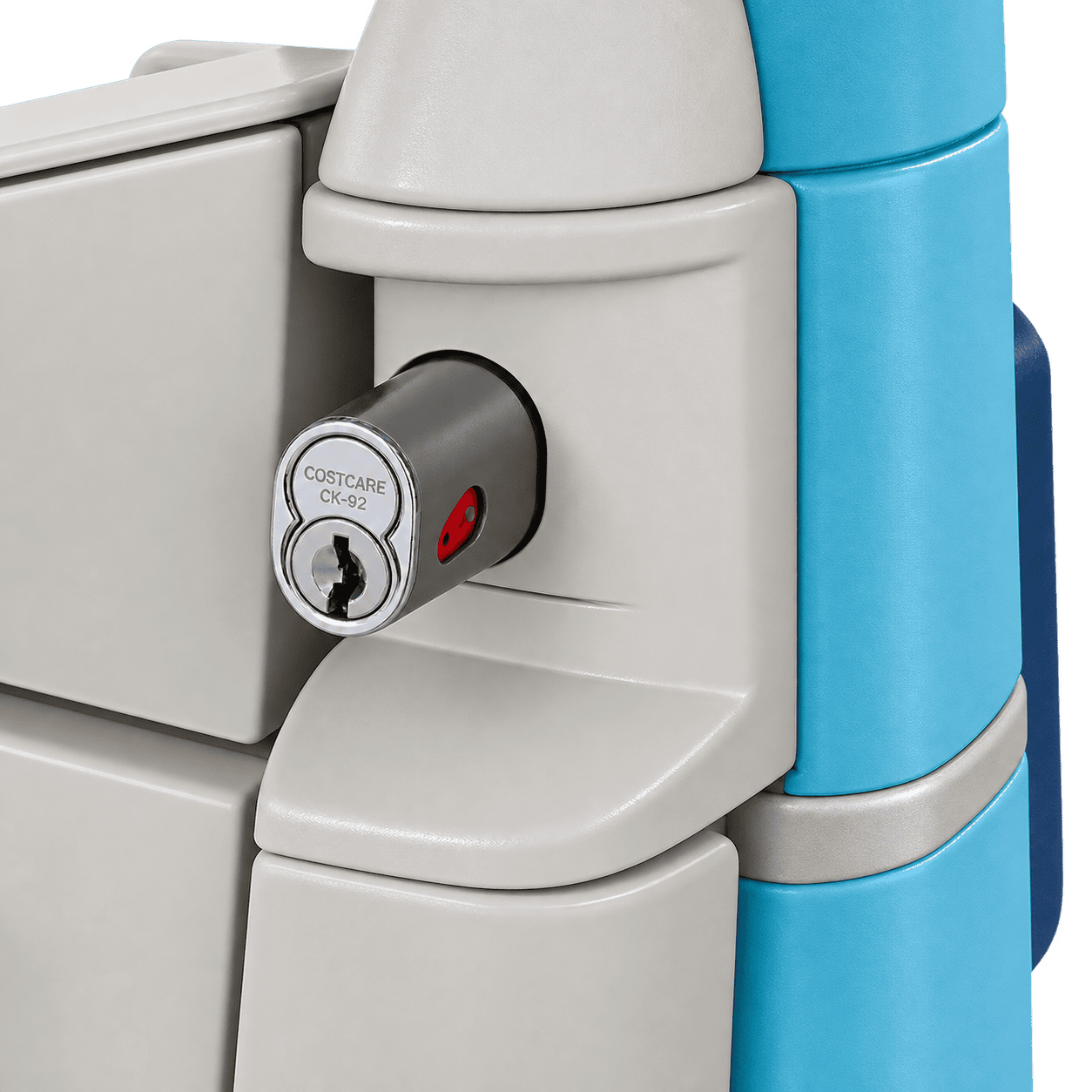 Accucart Premium Anesthesia Cart key lock - Image 2