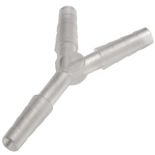 R-RES017 OXYGEN TUBING Y CONNECTOR 1/4" OD 10/PK
