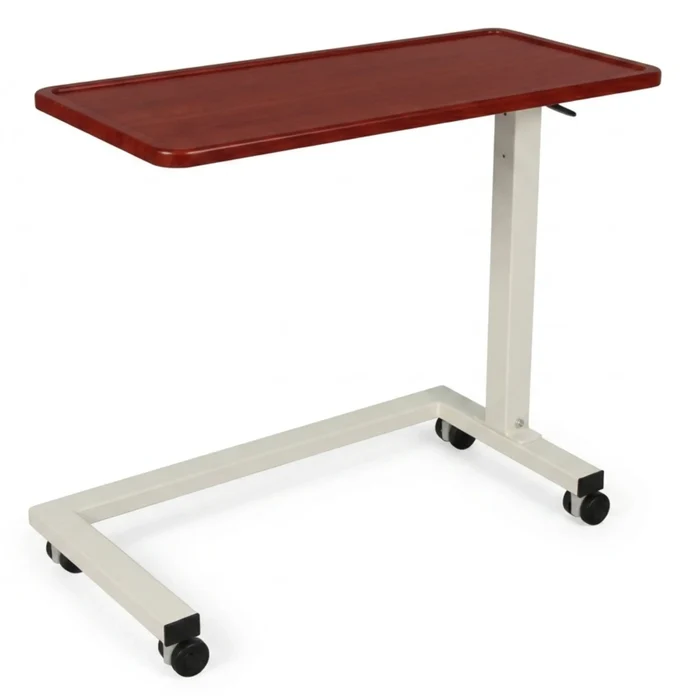 B-BZT330-C LONG TERM CARE OVERBED TABLE, CHERRY