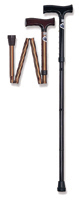 Adjustable Folding Cane, Height Range:33~37", Weight limit:250LBS