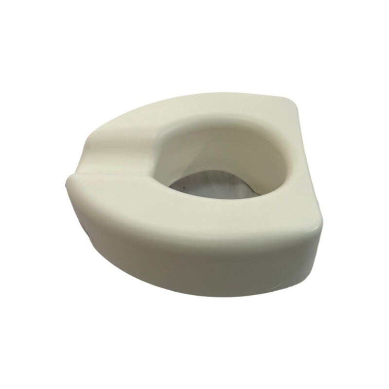 Raised toilet seat with lock without arm, Weight limit:220LBS. BS-30251-1
