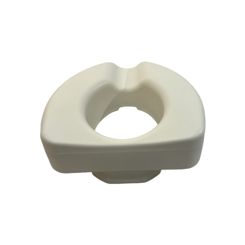 Raised toilet seat with lock without arm, Weight limit:220LBS. BS-30251-1