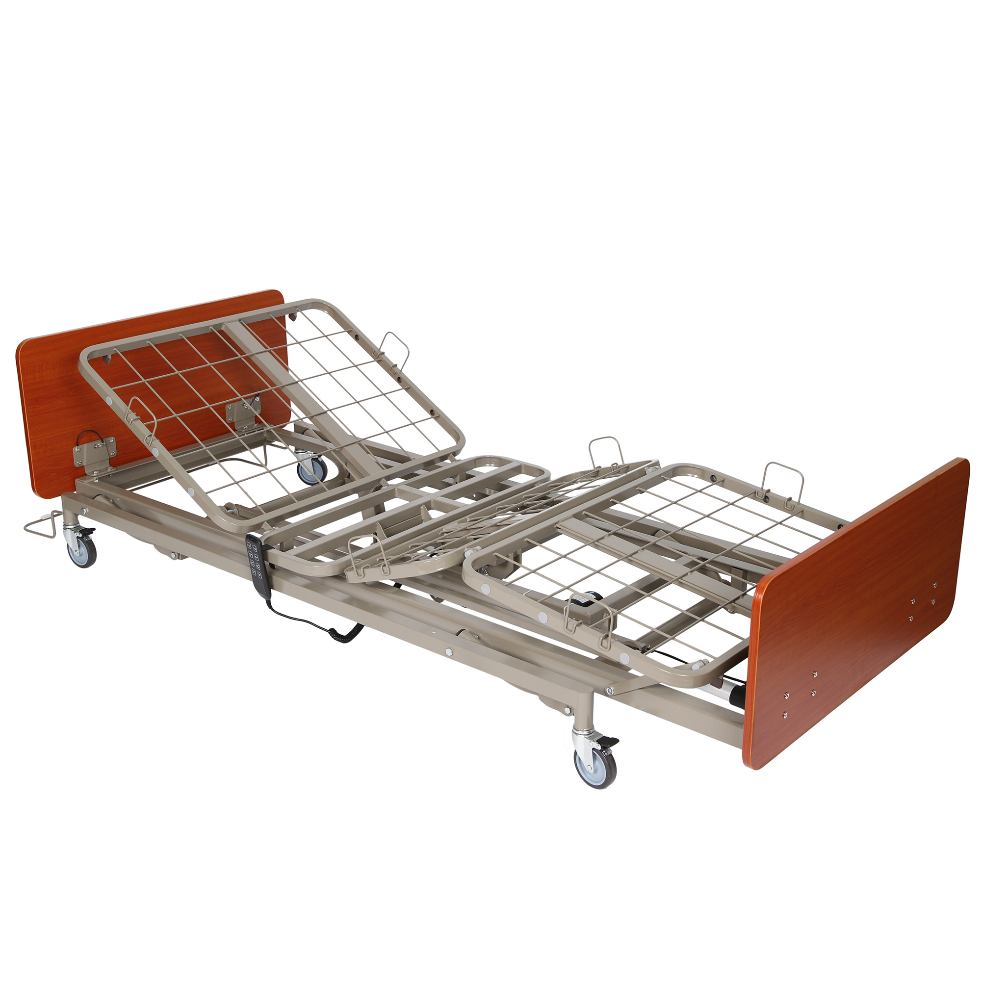 The Three function Long-Term Care Low Bed, Weight Capacity:450lbs. BED-B310T
