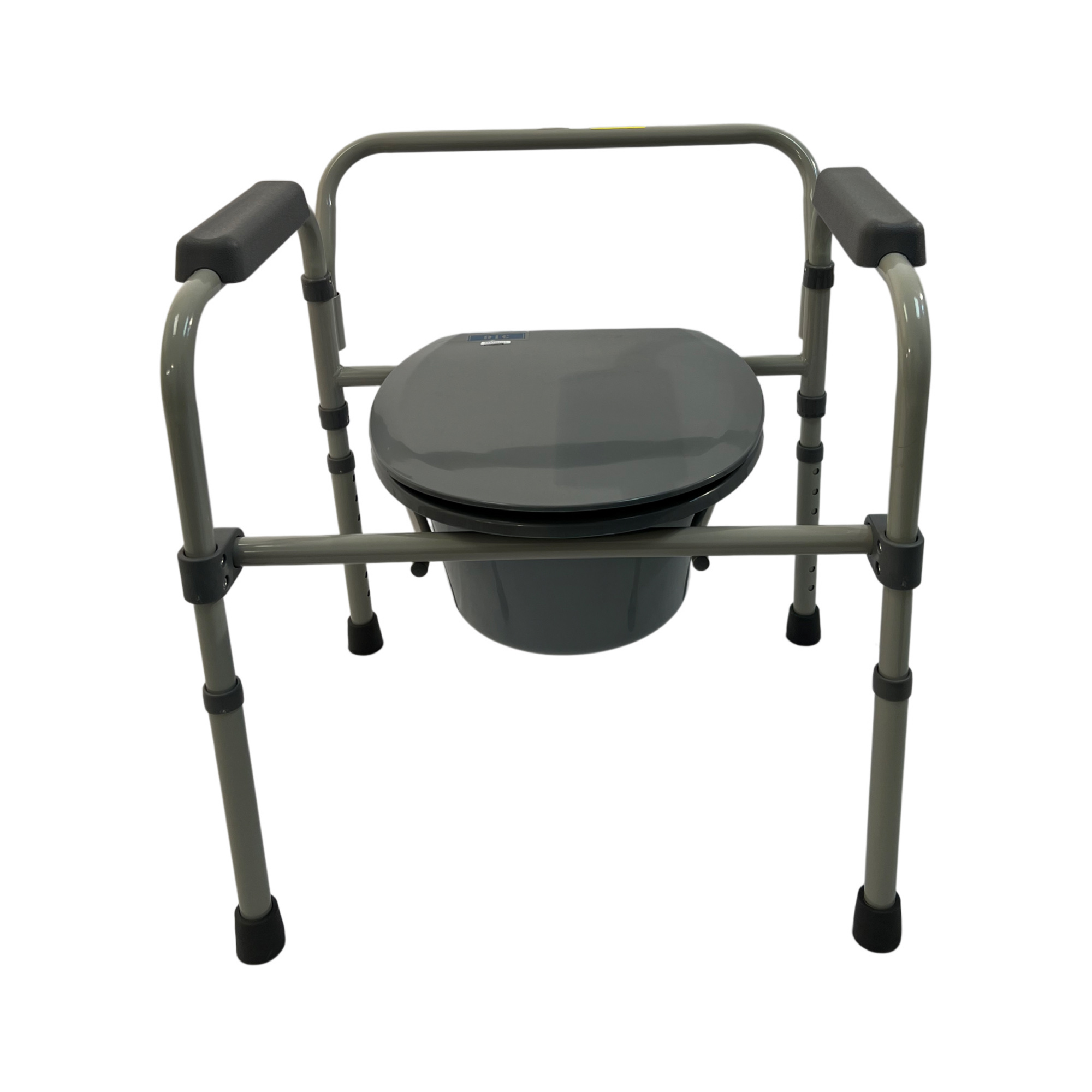 Dalton Medical- 3-IN-1 all purpose folding steel commode, weight limit: 300 lbs. COM-300F-1