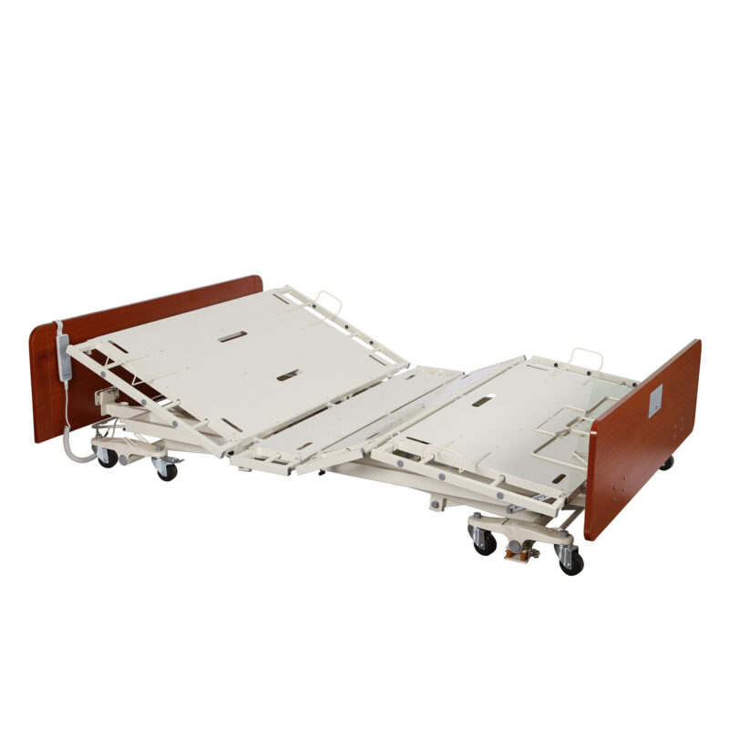 Heavy Duty Bariatric Width Convertible Long-Term Care Low Bed, Weight Capacity:1000lbs. BED-B359