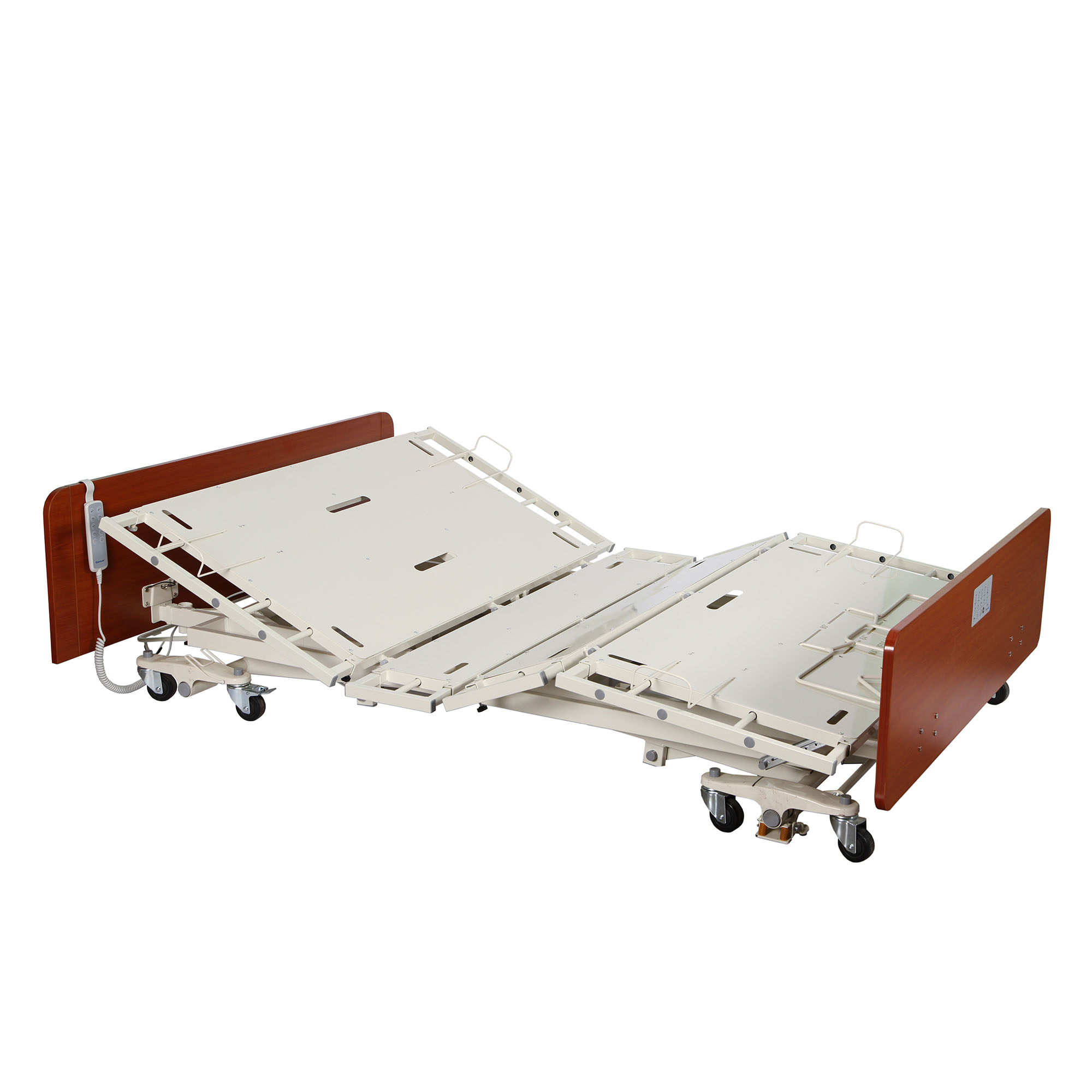 Heavy Duty Bariatric Width Convertible Long-Term Care Low Bed, Weight Capacity:1000lbs. BED-B359