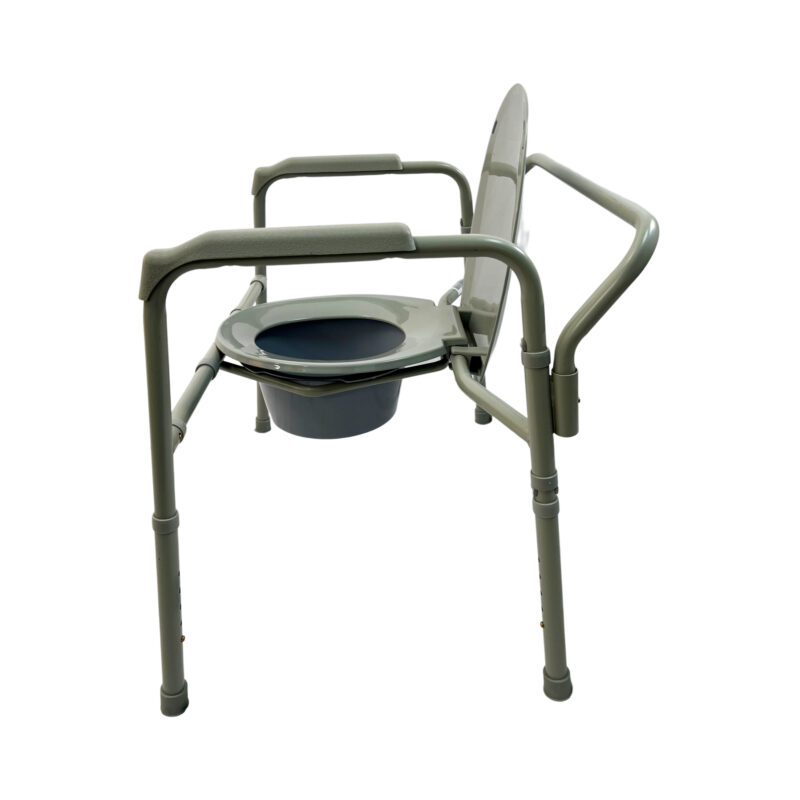 Dalton Medical- Bariatric extra wide seat, height adjustable, commode for toilet, weight capacity: 650 LBS, 2 sets/case