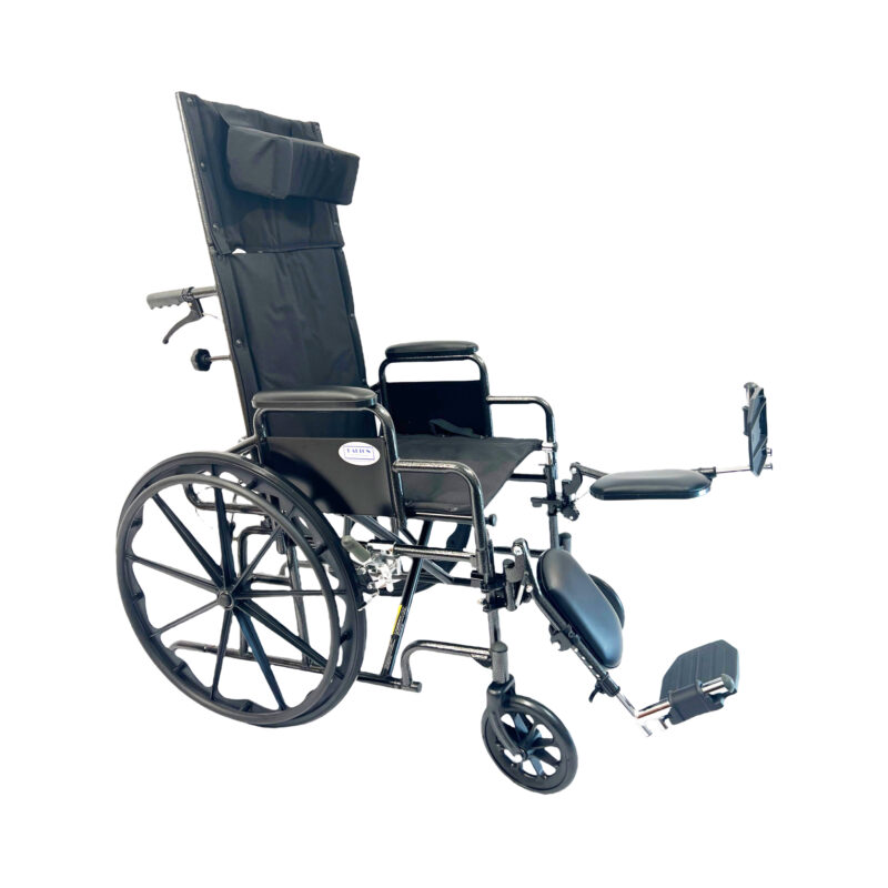 eChair recliner-18" Recliner with detachable arms, elevating leg rests, Weight limit:250 lbs