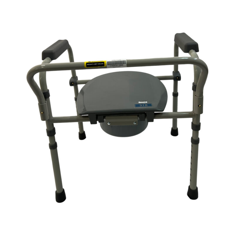 Dalton Medical- 3-IN-1 all purpose folding steel commode, weight limit: 300 lbs. COM-300F-1