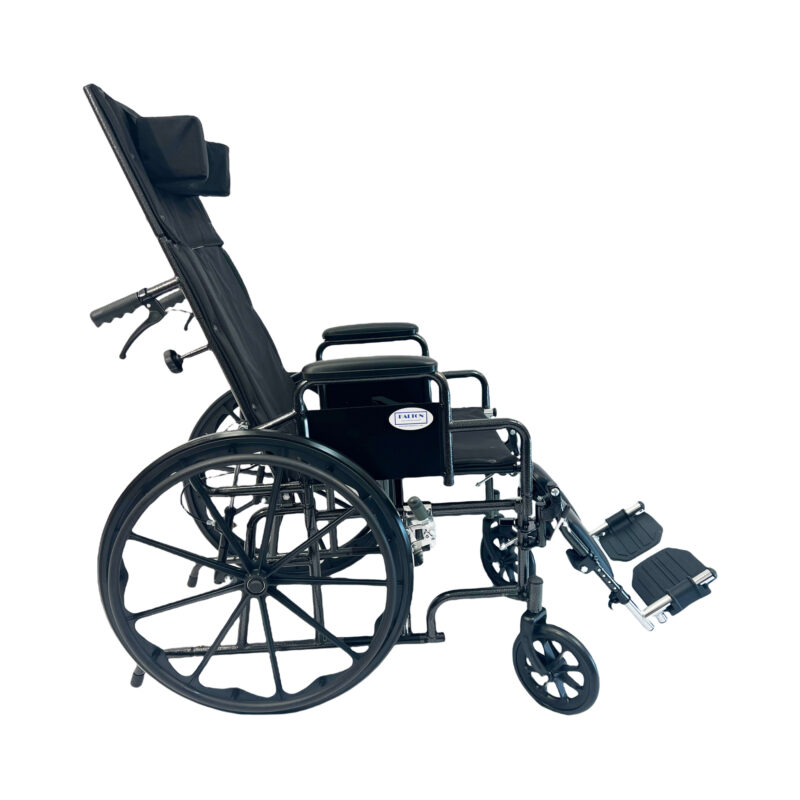 eChair recliner-18" Recliner with detachable arms, elevating leg rests, Weight limit:250 lbs