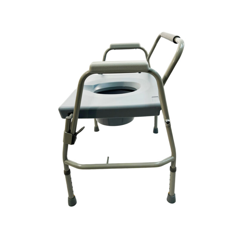 Dalton Medical-Heavy Duty 3-IN-1 height adjustable extra wide drop arm commode, weight limit:500 lbs. COM-DA500HD-1