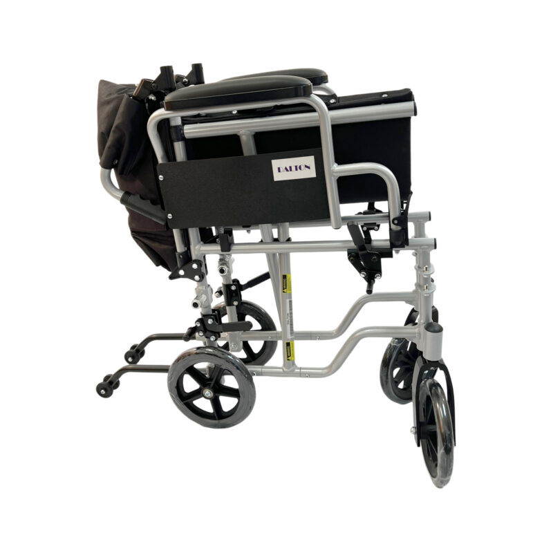 Wheelchair/ Transport chair Combo -20" Combo wheelchair with aluminum lightweight frame, footrests, quick release