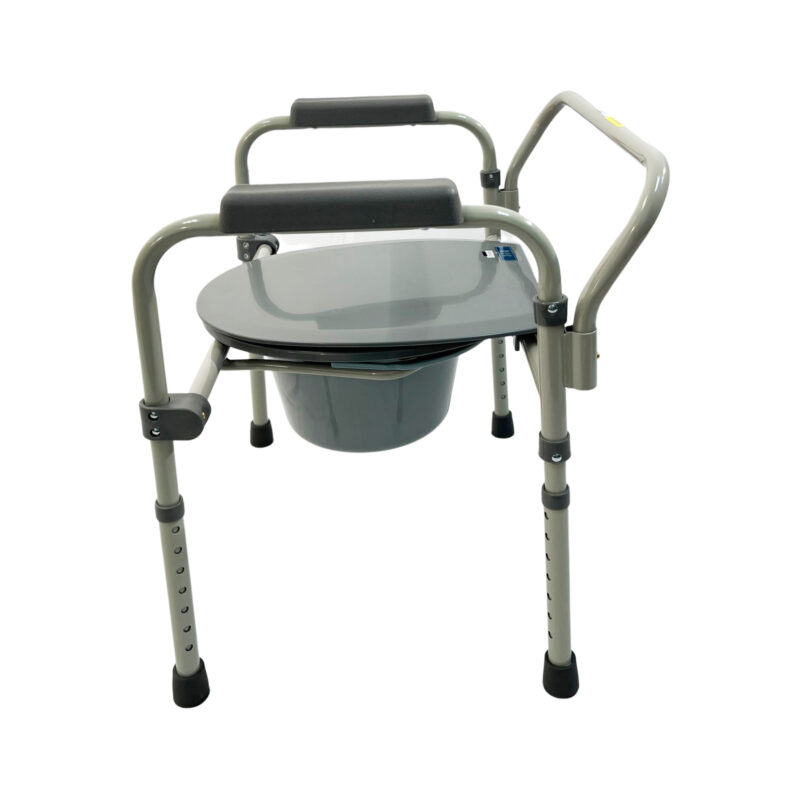 Dalton Medical- 3-IN-1 all purpose folding steel commode, weight limit: 300 lbs. COM-300F-1