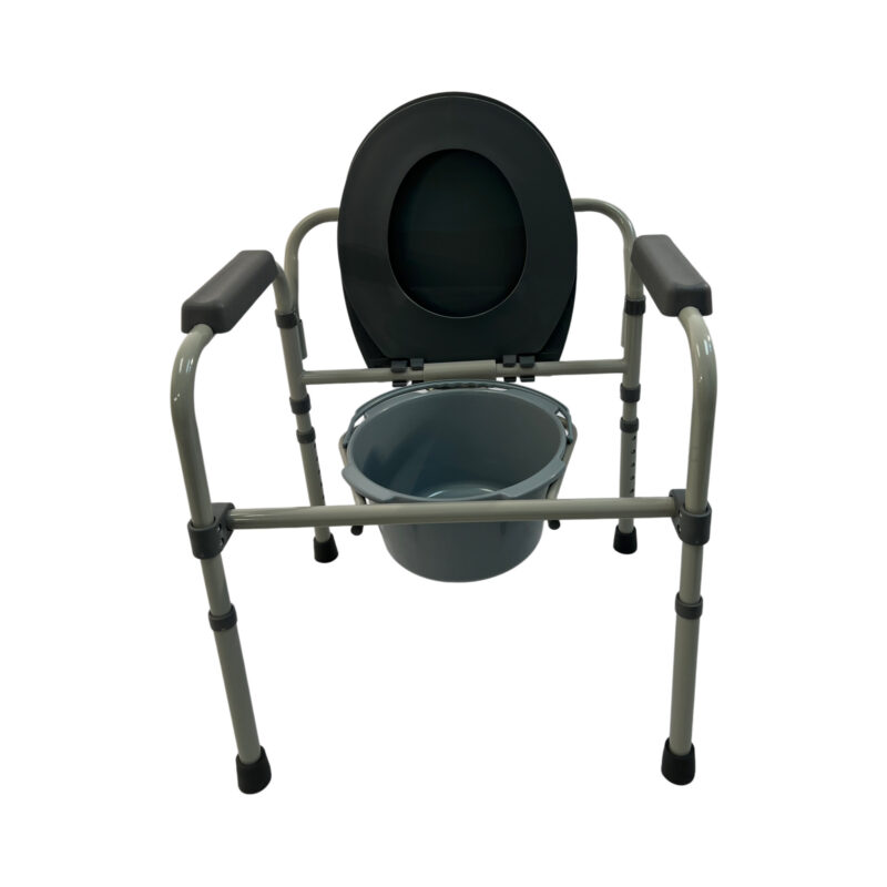 Dalton Medical- 3-IN-1 all purpose folding steel commode, weight limit: 300 lbs. COM-300F-1