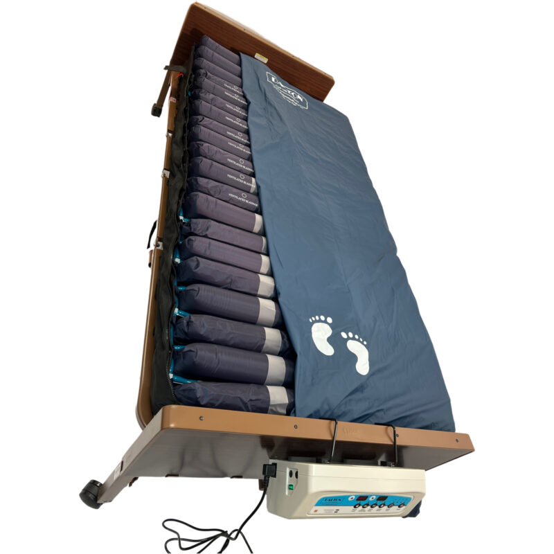 Low Air Loss Mattress System with Pump, 80" x 35" x 8", Weight Limit: 350LBS