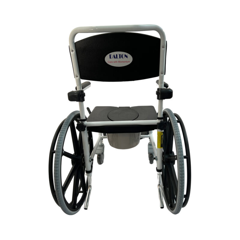 Dalton Medical-Rehab Shower Commode Chair, removable padded anti-bacterial seat and back ,swing up armrests and footrests, weight capacity: 230lbs. BS-SHC931M