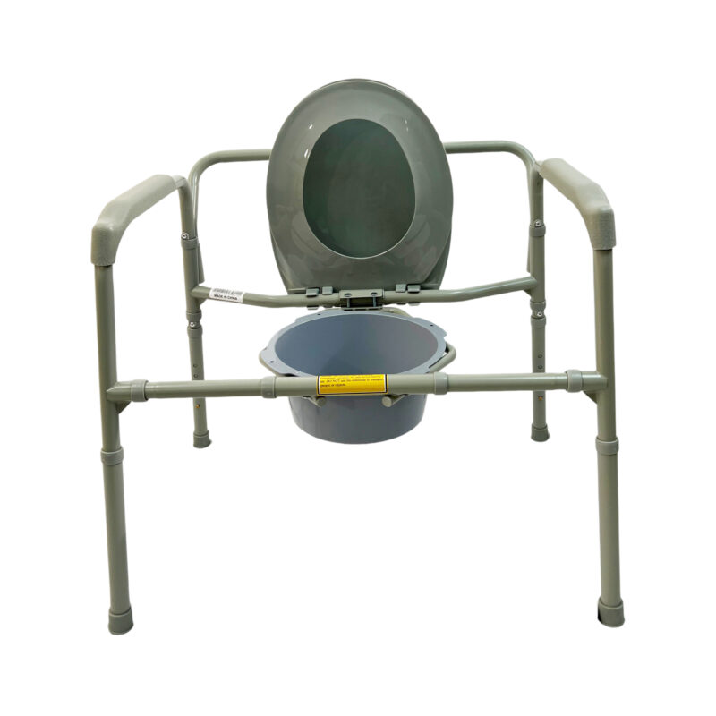 Dalton Medical- Bariatric extra wide seat, height adjustable, commode for toilet, weight capacity: 650 LBS, 2 sets/case
