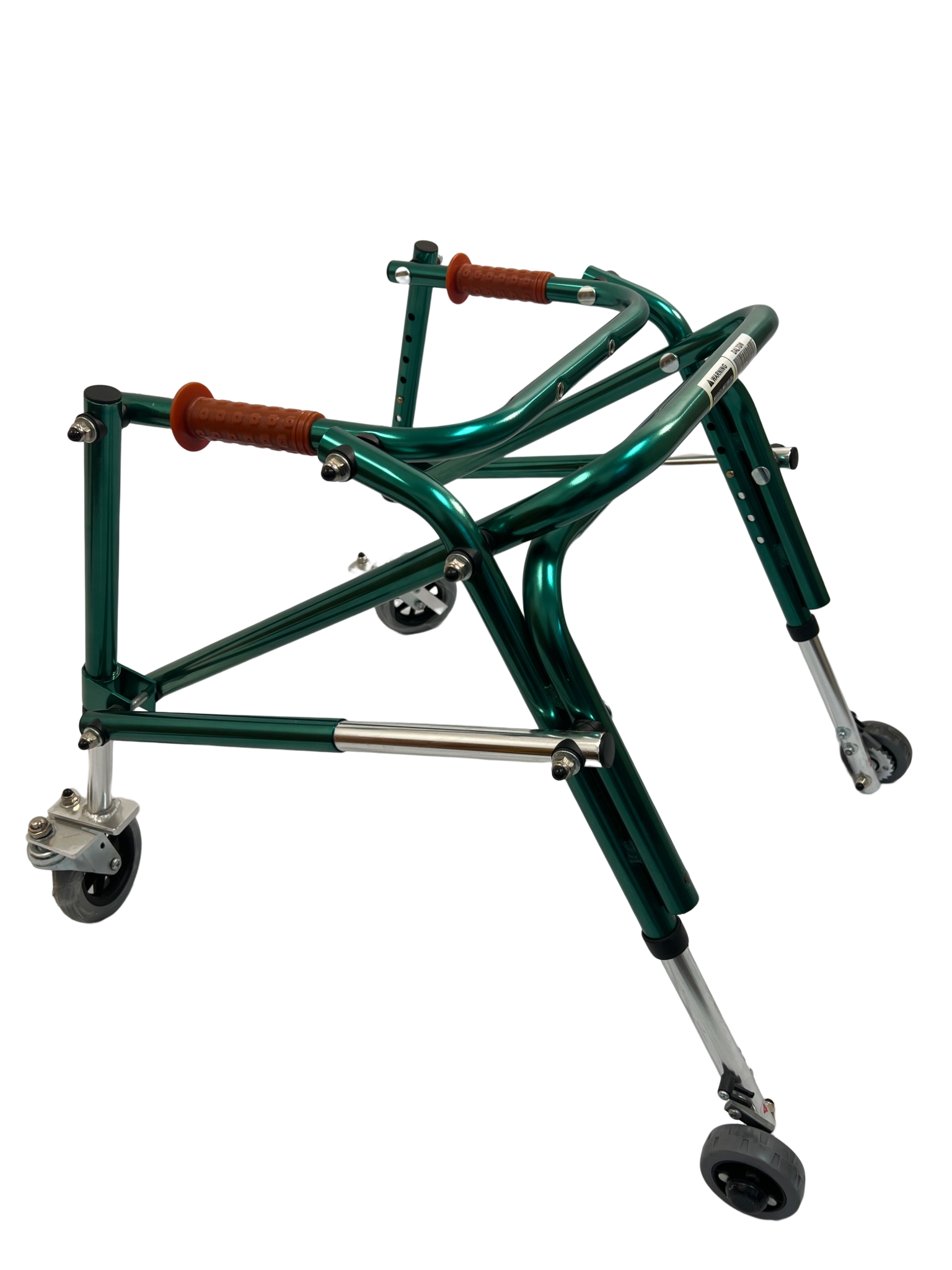 Dalton Medical- Foldable, Height adjustable, One-directional override bracket allows for forward and reverse mobility Gait walker(trainer),  Weight Limit 220 lbs