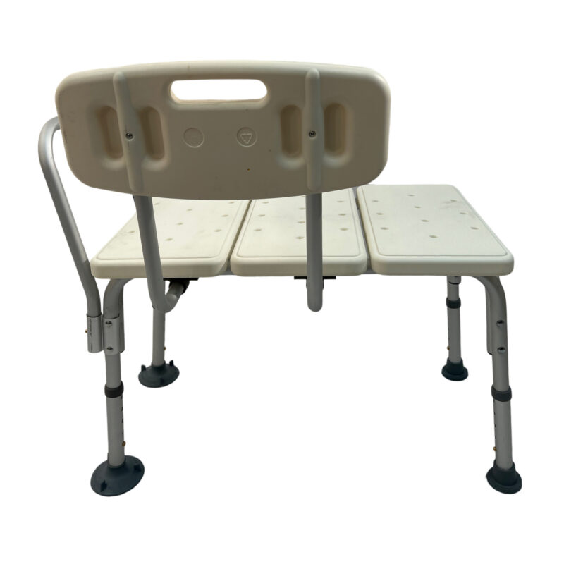 Height adjustable, non-padded Transfer Bench, weight limit:250 LBS, 2 Sets/Case. TB-5006-2