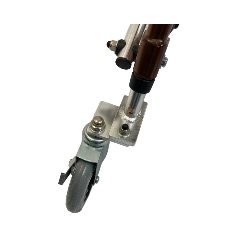 Dalton Medical- Foldable, Height adjustable , One-directional override bracket allows for forward and reverse mobility Gait Walker/Gait Trainer, Bronze, Weight Limit 220 lbs